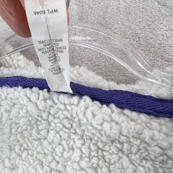 IDEOLOGY Jacket Womens Small Sherpa Lined Zip Up Hoodie in Purple - Picture 10 of 11